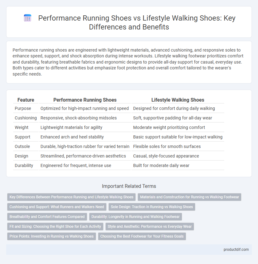 Performance Running Shoes vs Lifestyle Walking Shoes: Key Differences and Benefits