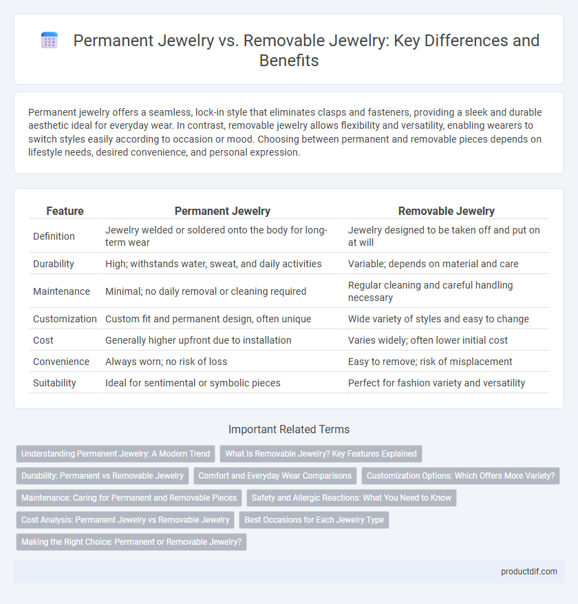Permanent Jewelry vs. Removable Jewelry: Key Differences and Benefits