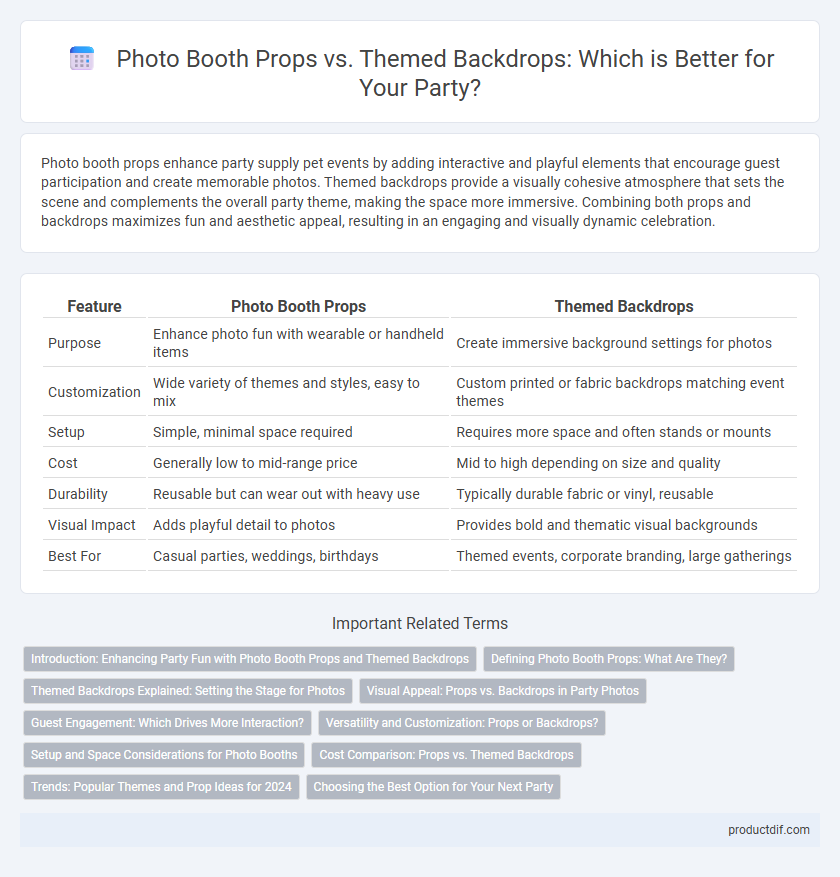 Photo Booth Props vs. Themed Backdrops: Which is Better for Your Party?