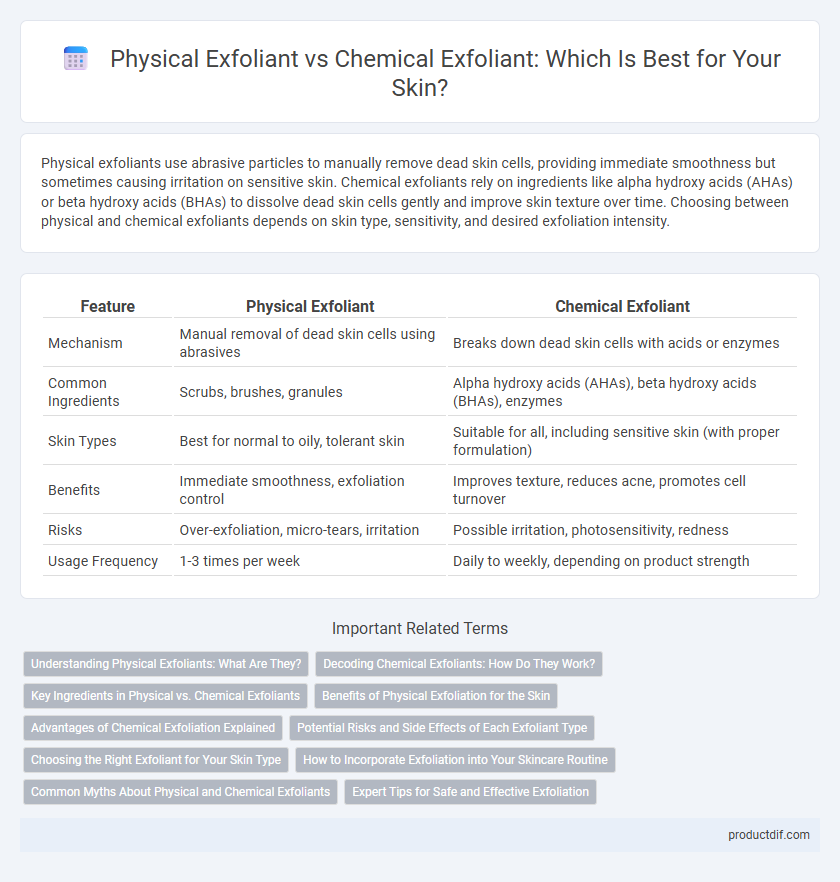 Physical Exfoliant vs Chemical Exfoliant: Which Is Best for Your Skin?