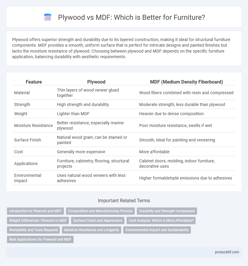 Plywood vs MDF: Which is Better for Furniture?