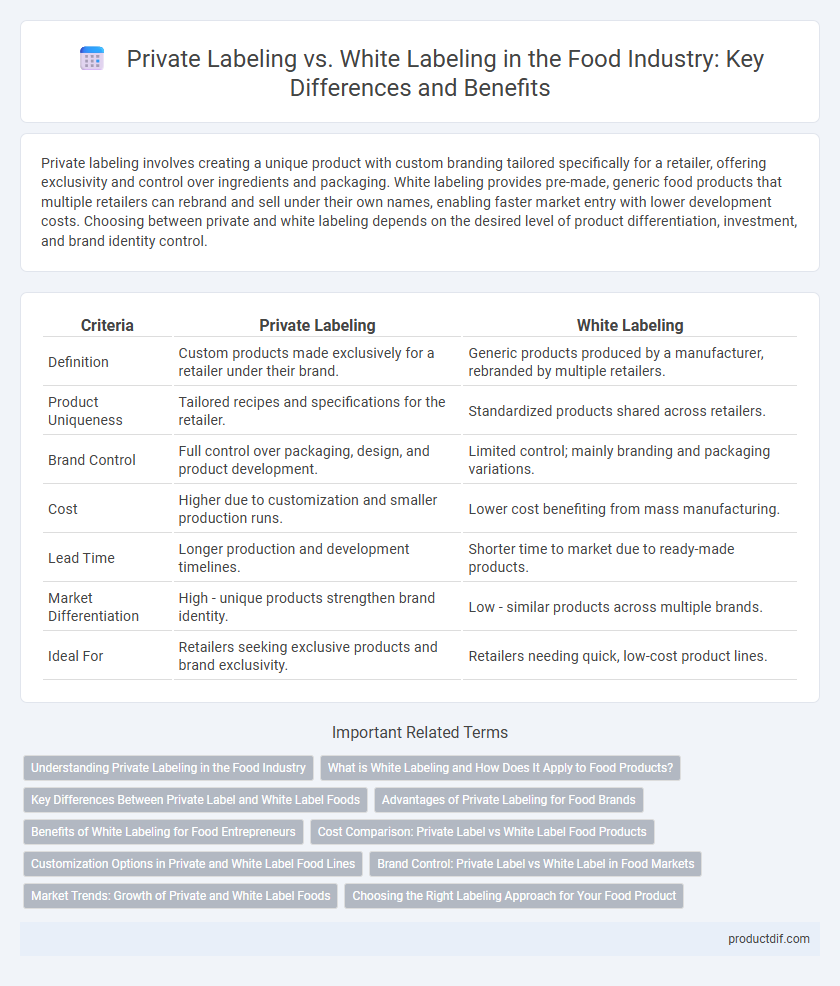 Private Labeling vs. White Labeling in the Food Industry: Key Differences and Benefits