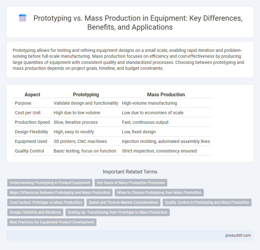 Prototyping vs. Mass Production in Equipment: Key Differences, Benefits, and Applications