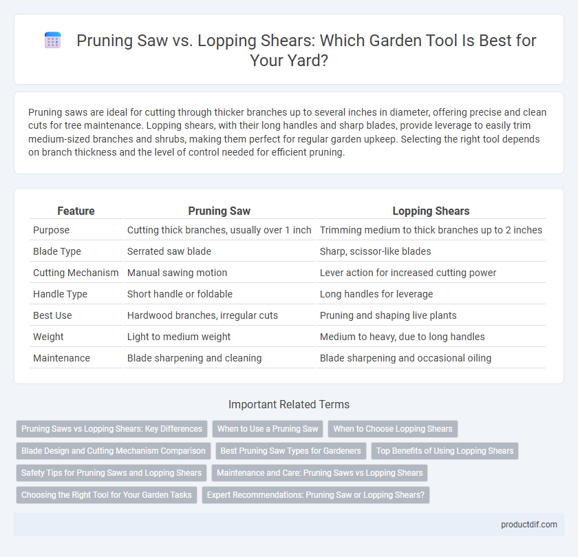 Pruning Saw vs. Lopping Shears: Which Garden Tool Is Best for Your Yard?
