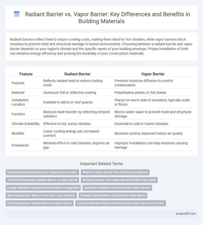 Radiant Barrier vs. Vapor Barrier: Key Differences and Benefits in Building Materials