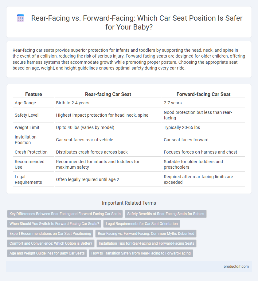 Rear-Facing vs. Forward-Facing: Which Car Seat Position Is Safer for Your Baby?