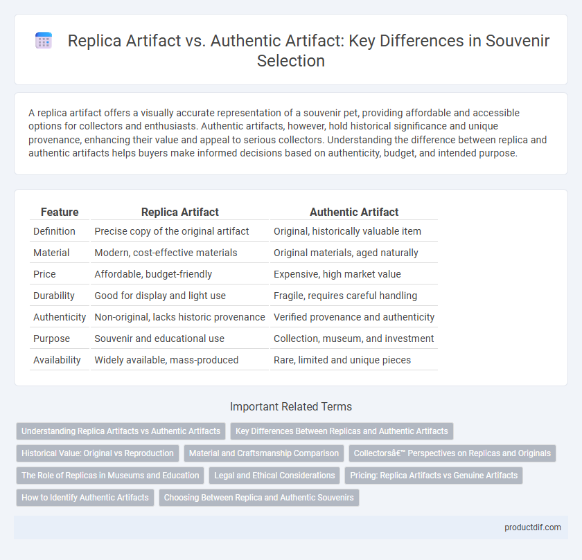 Replica Artifact vs. Authentic Artifact: Key Differences in Souvenir Selection