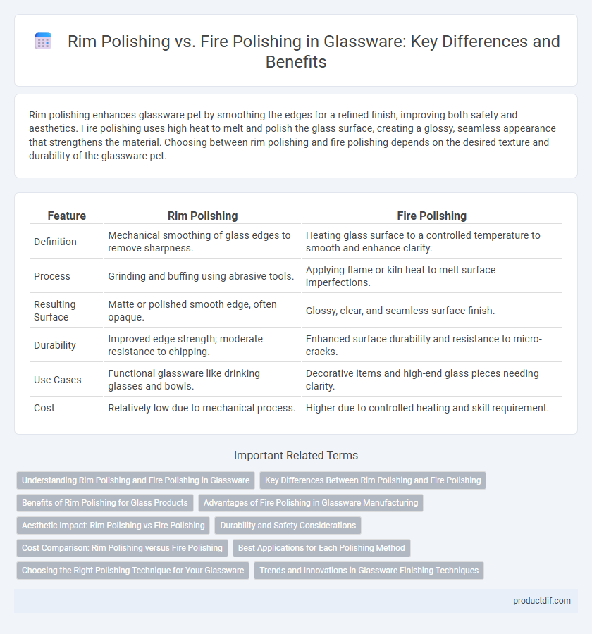 Rim Polishing vs. Fire Polishing in Glassware: Key Differences and Benefits