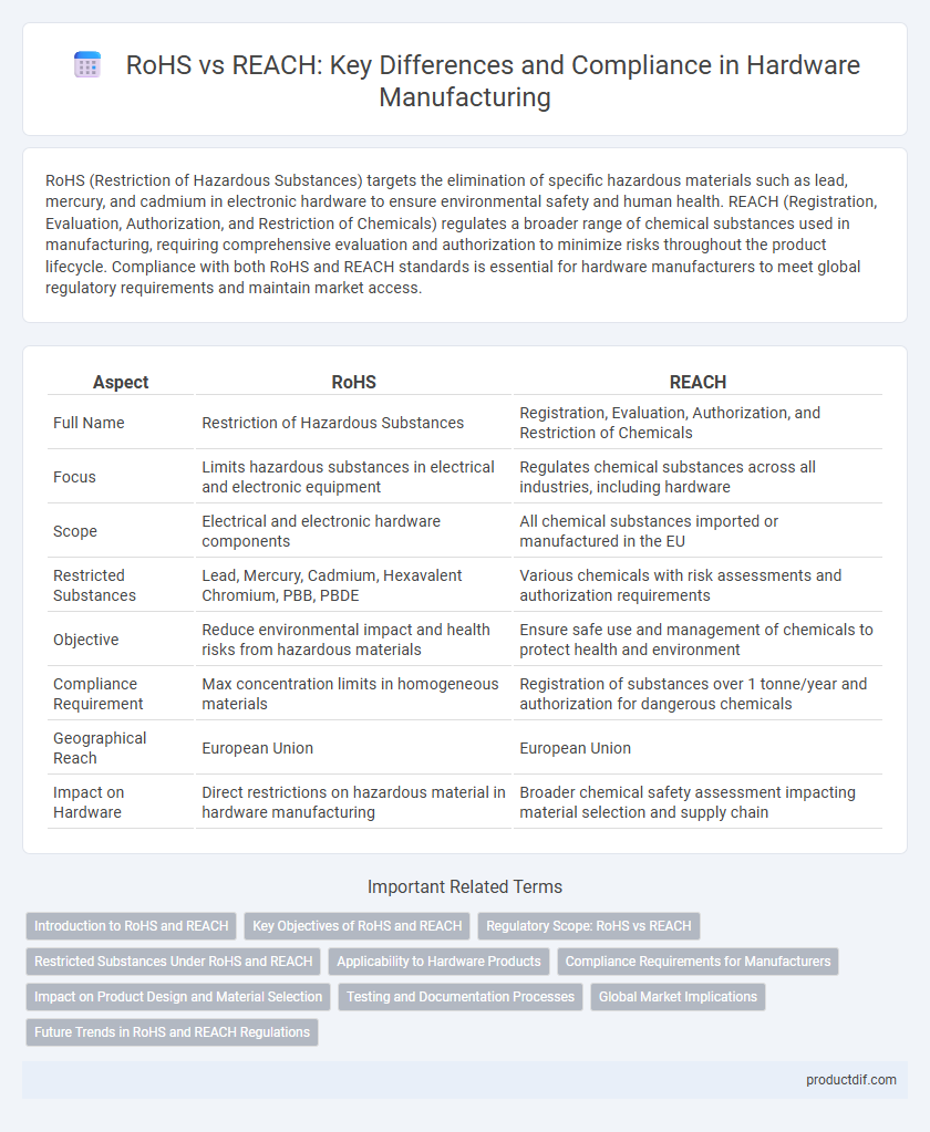 RoHS vs REACH: Key Differences and Compliance in Hardware Manufacturing