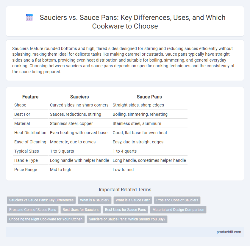 Sauciers vs. Sauce Pans: Key Differences, Uses, and Which Cookware to Choose