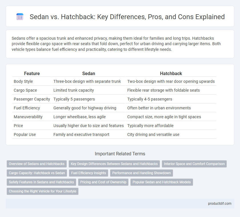 Sedan vs. Hatchback: Key Differences, Pros, and Cons Explained