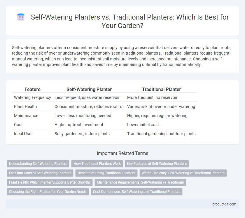 Self-Watering Planters vs. Traditional Planters: Which Is Best for Your Garden?