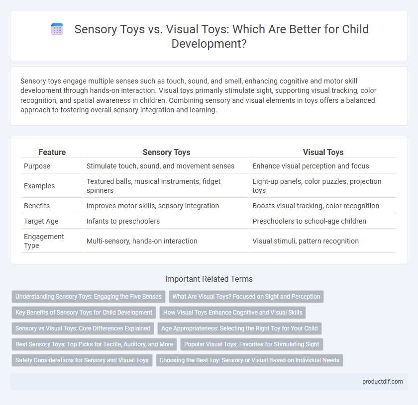 Sensory Toys vs. Visual Toys: Which Are Better for Child Development?