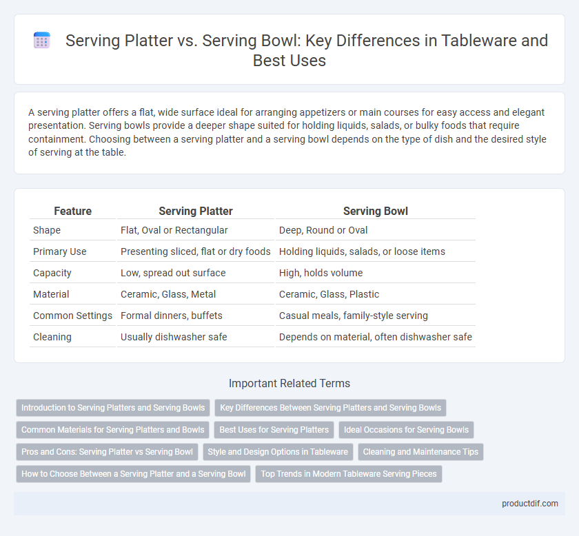 Serving Platter vs. Serving Bowl: Key Differences in Tableware and Best Uses