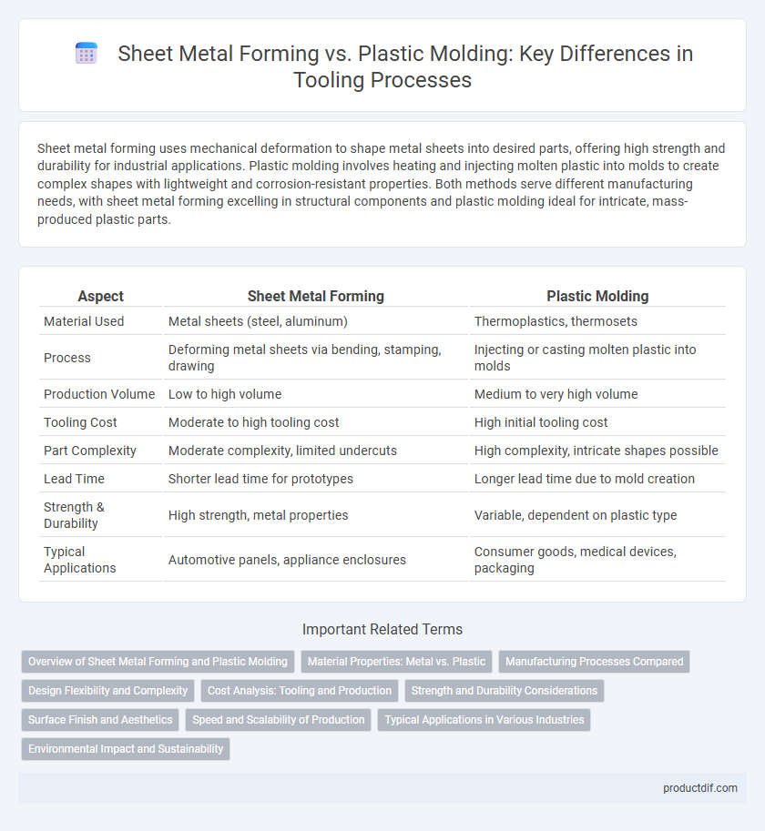 Sheet Metal Forming vs. Plastic Molding: Key Differences in Tooling Processes
