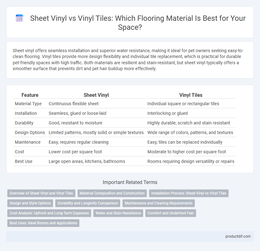 Sheet Vinyl vs Vinyl Tiles: Which Flooring Material Is Best for Your Space?