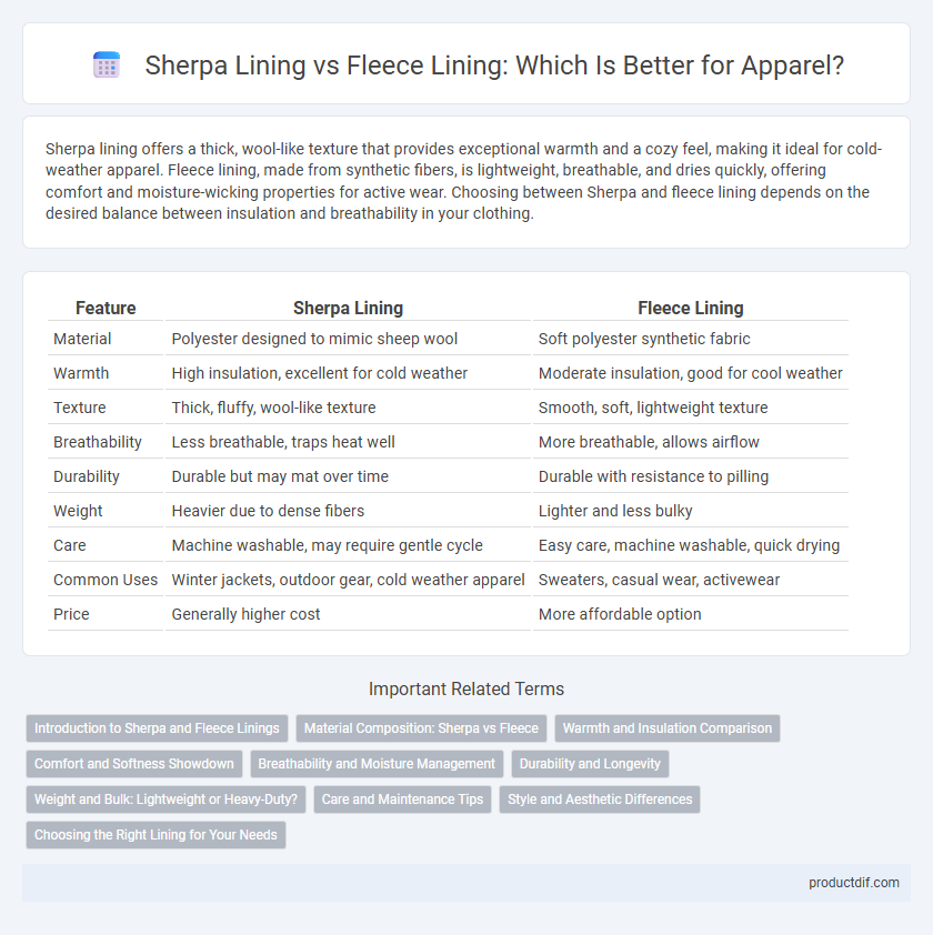 Sherpa Lining vs Fleece Lining: Which Is Better for Apparel?