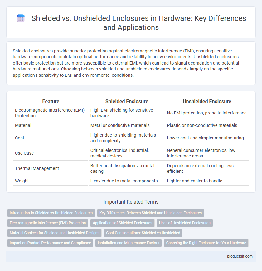 Shielded vs. Unshielded Enclosures in Hardware: Key Differences and Applications