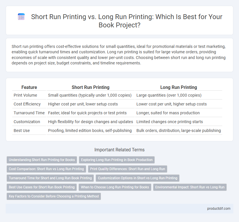 Short Run Printing vs. Long Run Printing: Which Is Best for Your Book Project?