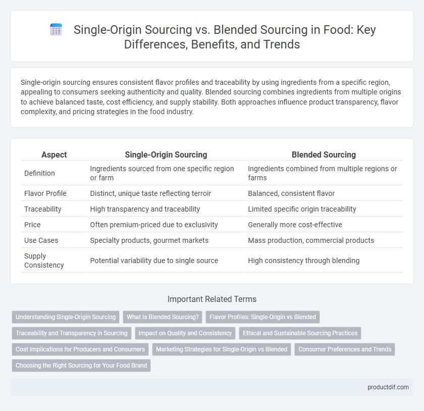 Single-Origin Sourcing vs. Blended Sourcing in Food: Key Differences, Benefits, and Trends
