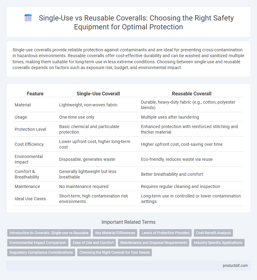 Single-Use vs Reusable Coveralls: Choosing the Right Safety Equipment for Optimal Protection