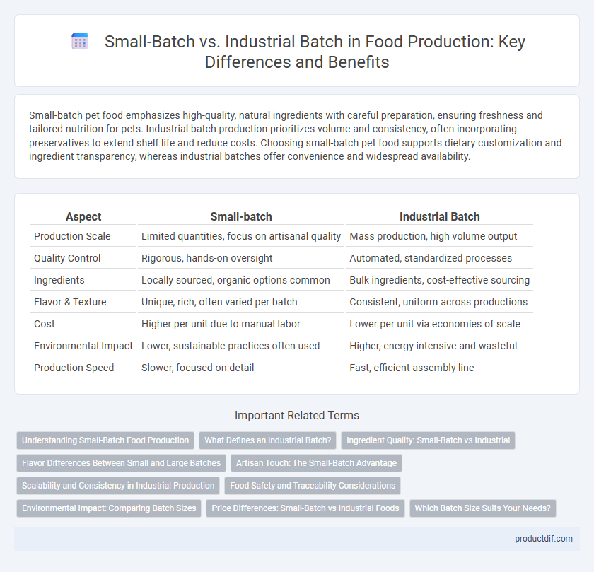 Small-Batch vs. Industrial Batch in Food Production: Key Differences and Benefits