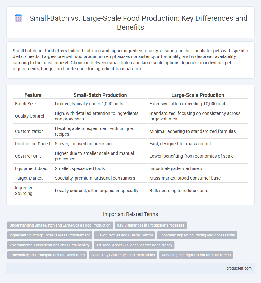 Small-Batch vs. Large-Scale Food Production: Key Differences and Benefits