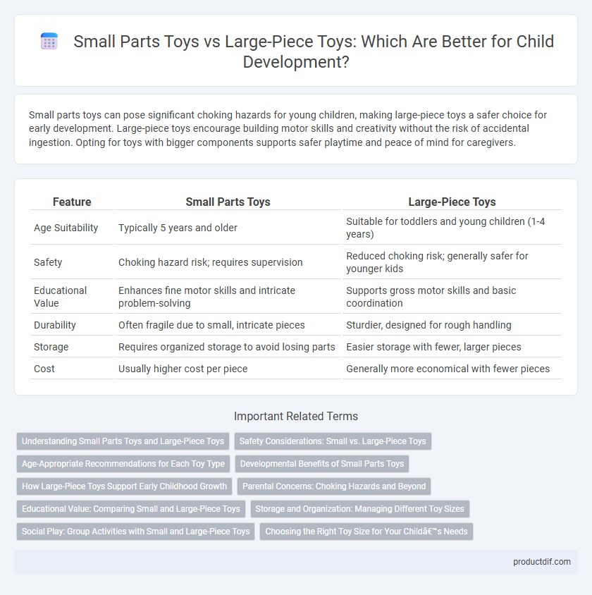 Small Parts Toys vs Large-Piece Toys: Which Are Better for Child Development?