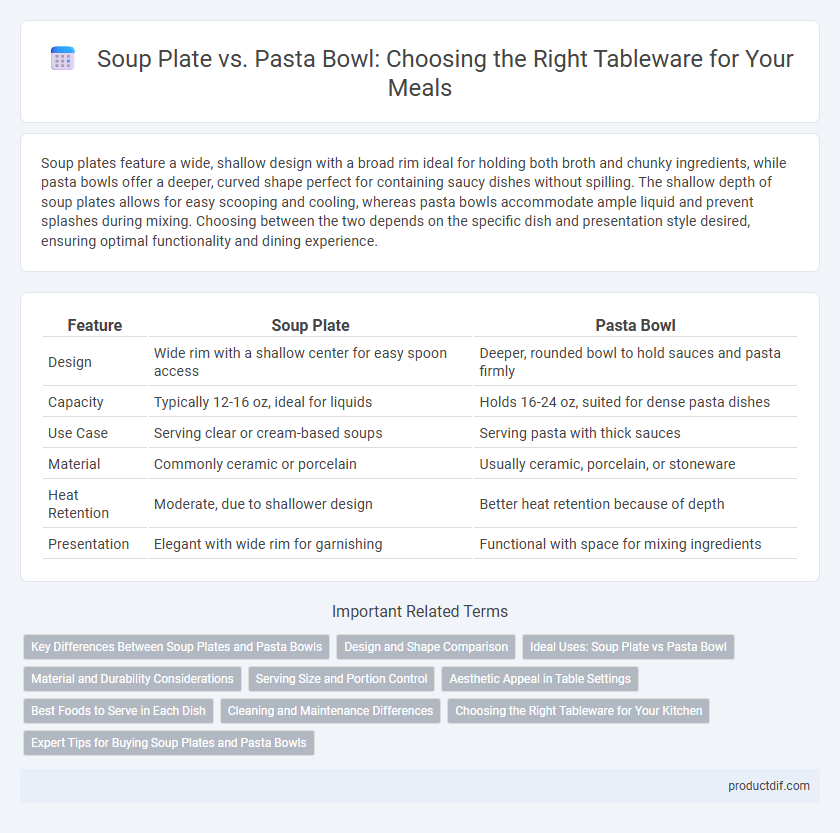 Soup Plate vs. Pasta Bowl: Choosing the Right Tableware for Your Meals