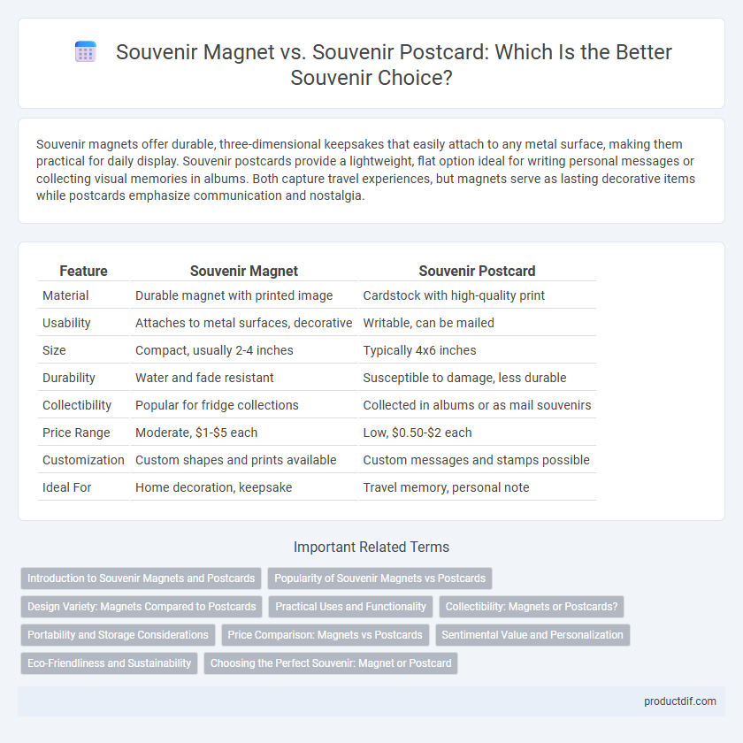 Souvenir Magnet vs. Souvenir Postcard: Which Is the Better Souvenir Choice?