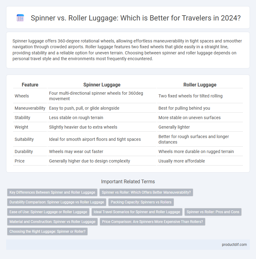 Spinner vs. Roller Luggage: Which is Better for Travelers in 2024?
