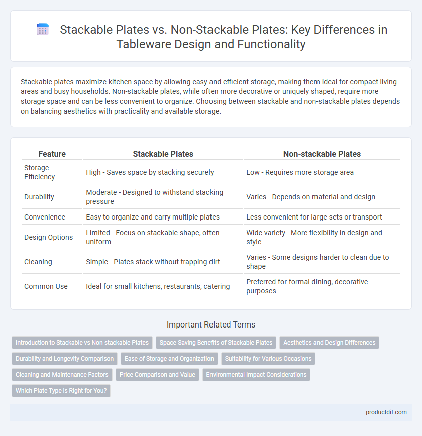 Stackable Plates vs. Non-Stackable Plates: Key Differences in Tableware Design and Functionality