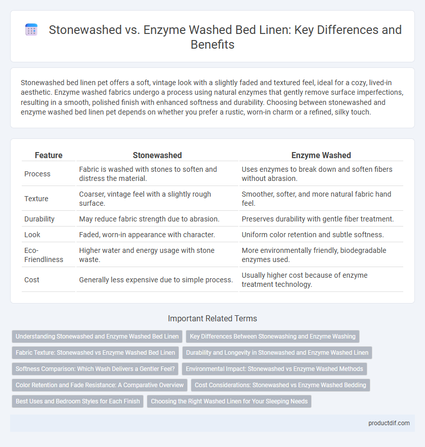 Stonewashed vs. Enzyme Washed Bed Linen: Key Differences and Benefits