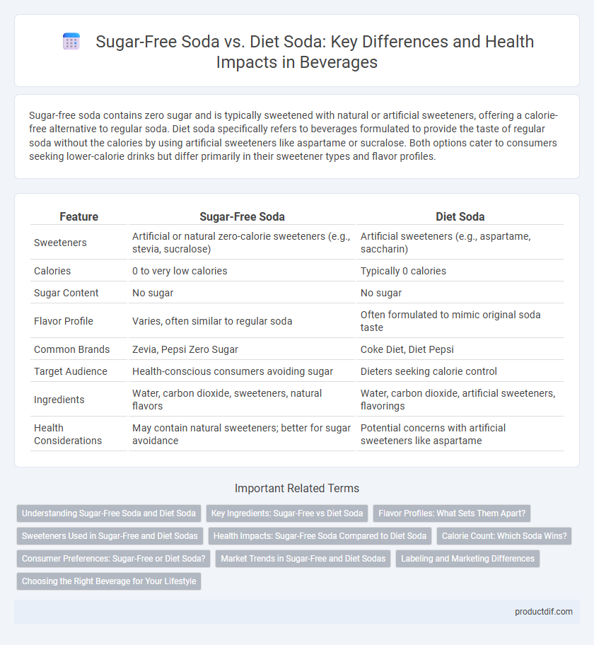 Sugar-Free Soda vs. Diet Soda: Key Differences and Health Impacts in Beverages