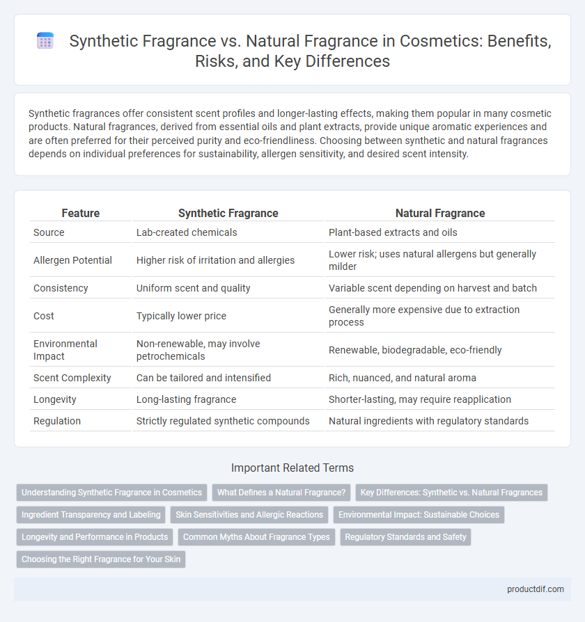 Synthetic Fragrance vs. Natural Fragrance in Cosmetics: Benefits, Risks, and Key Differences