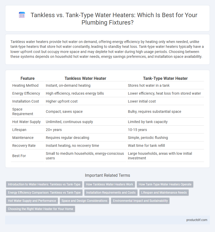 Tankless vs. Tank-Type Water Heaters: Which Is Best for Your Plumbing Fixtures?