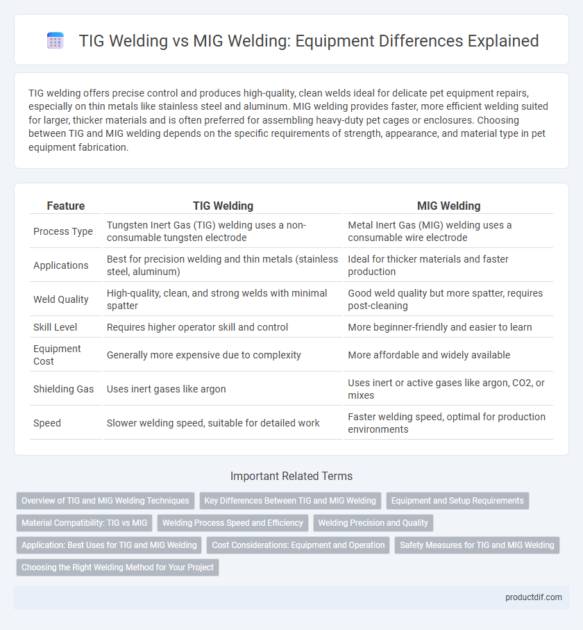 TIG Welding vs MIG Welding: Equipment Differences Explained
