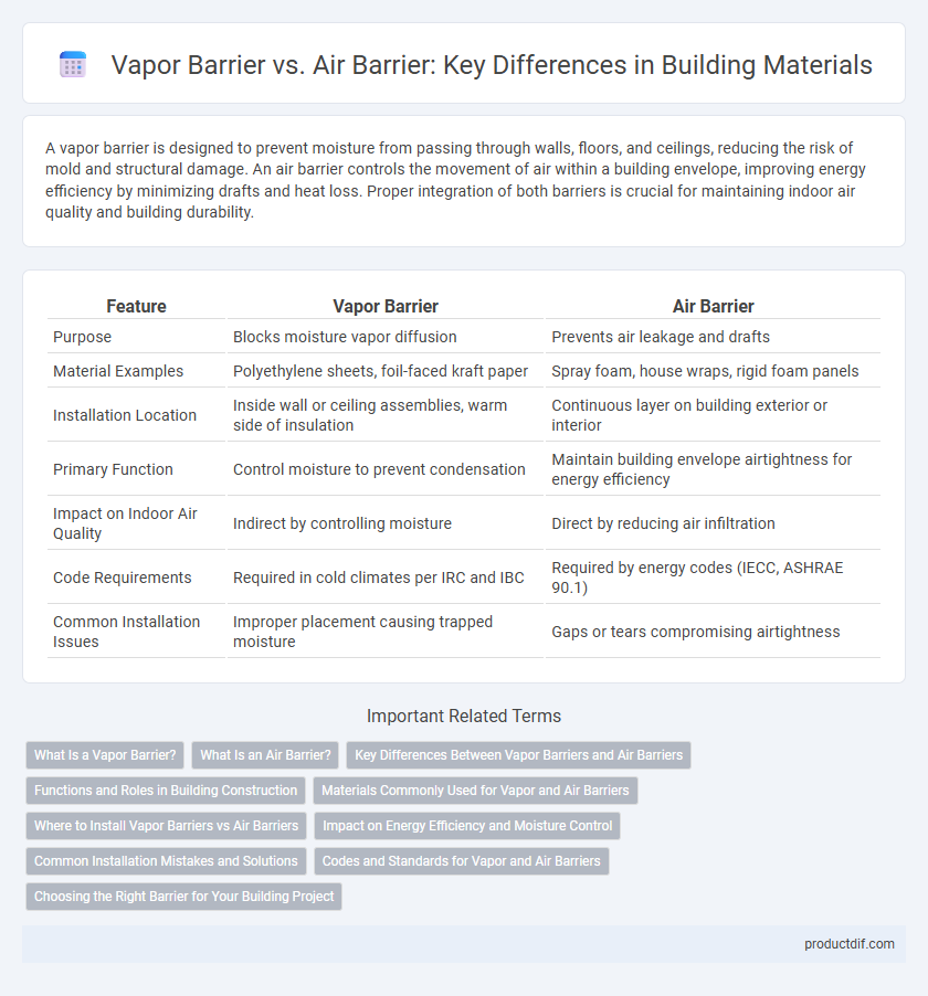 Vapor Barrier vs. Air Barrier: Key Differences in Building Materials