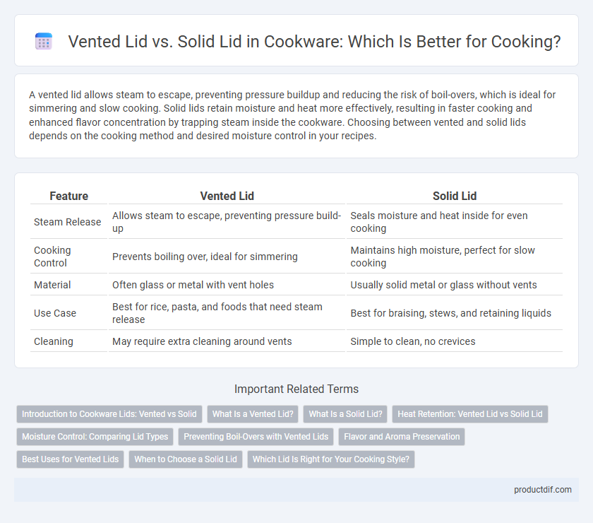 Vented Lid vs. Solid Lid in Cookware: Which Is Better for Cooking?