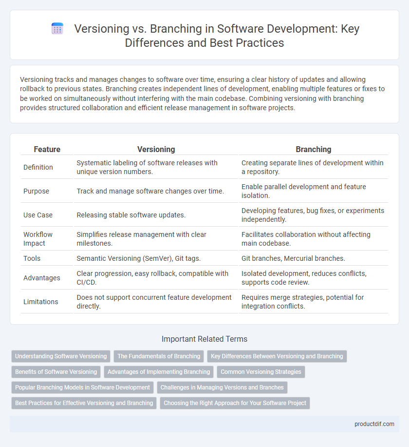 Versioning vs. Branching in Software Development: Key Differences and Best Practices