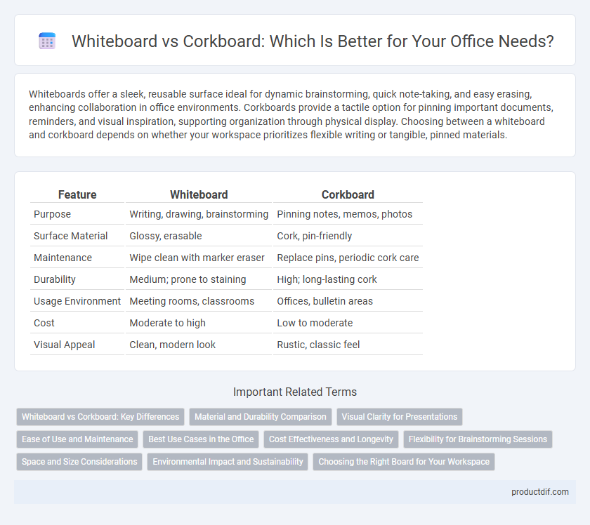 Whiteboard vs Corkboard: Which Is Better for Your Office Needs?