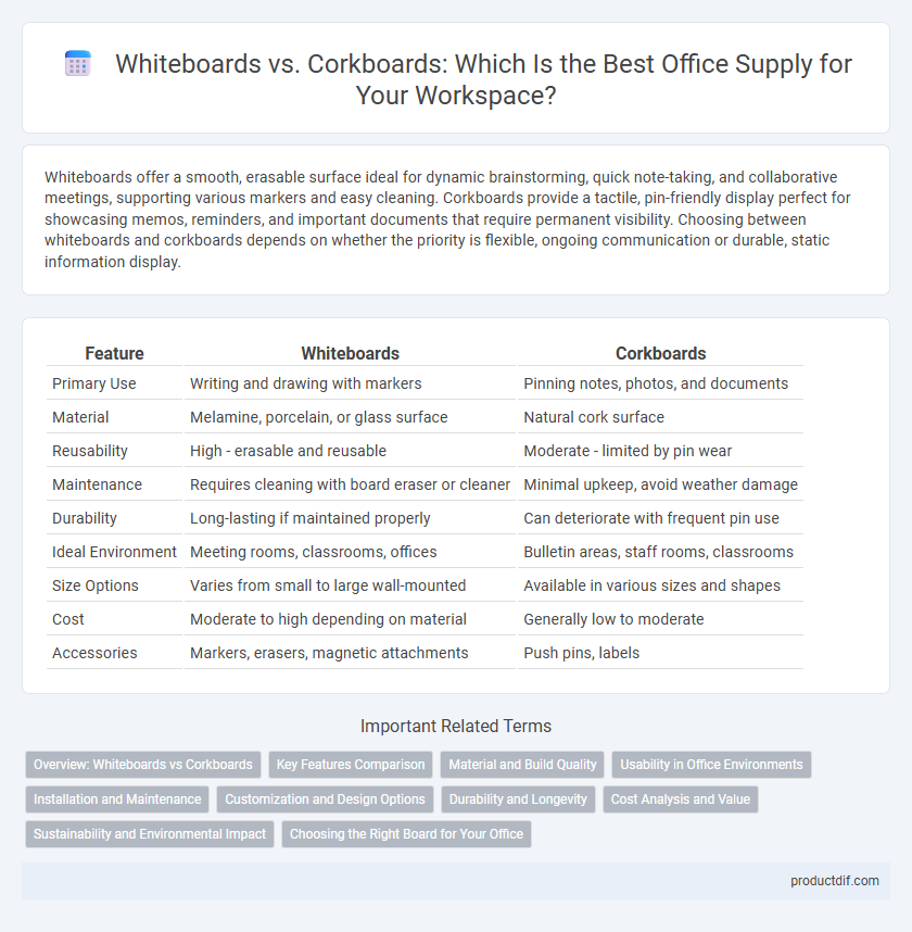 Whiteboards vs. Corkboards: Which Is the Best Office Supply for Your Workspace?
