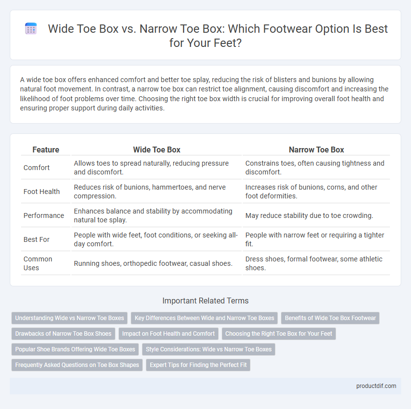 Wide Toe Box vs. Narrow Toe Box: Which Footwear Option Is Best for Your Feet?