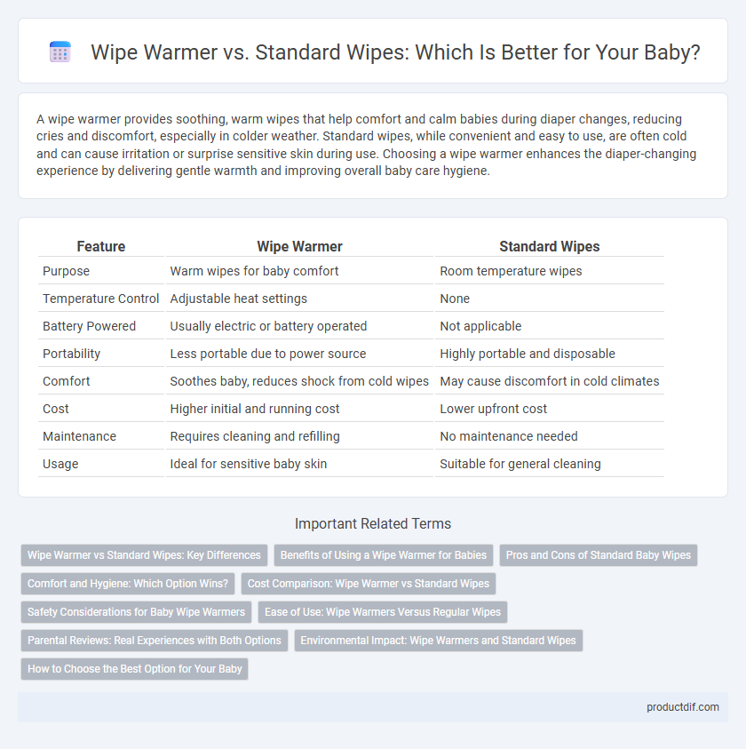 Wipe Warmer vs. Standard Wipes: Which Is Better for Your Baby?