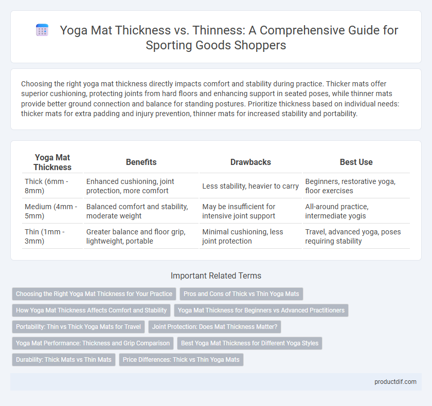 Yoga Mat Thickness vs. Thinness: A Comprehensive Guide for Sporting Goods Shoppers
